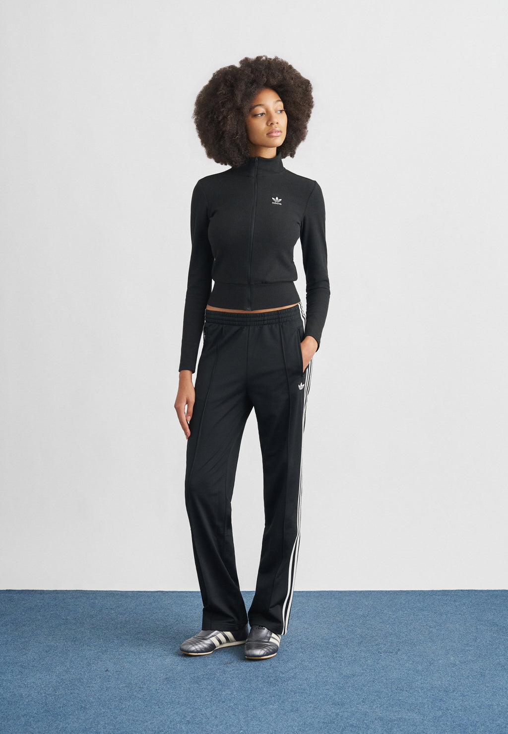 FIREBIRD CLASSIC - Tracksuit bottoms - black/white