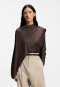 EBIRIS_FS_C - Long sleeved top - dark brown