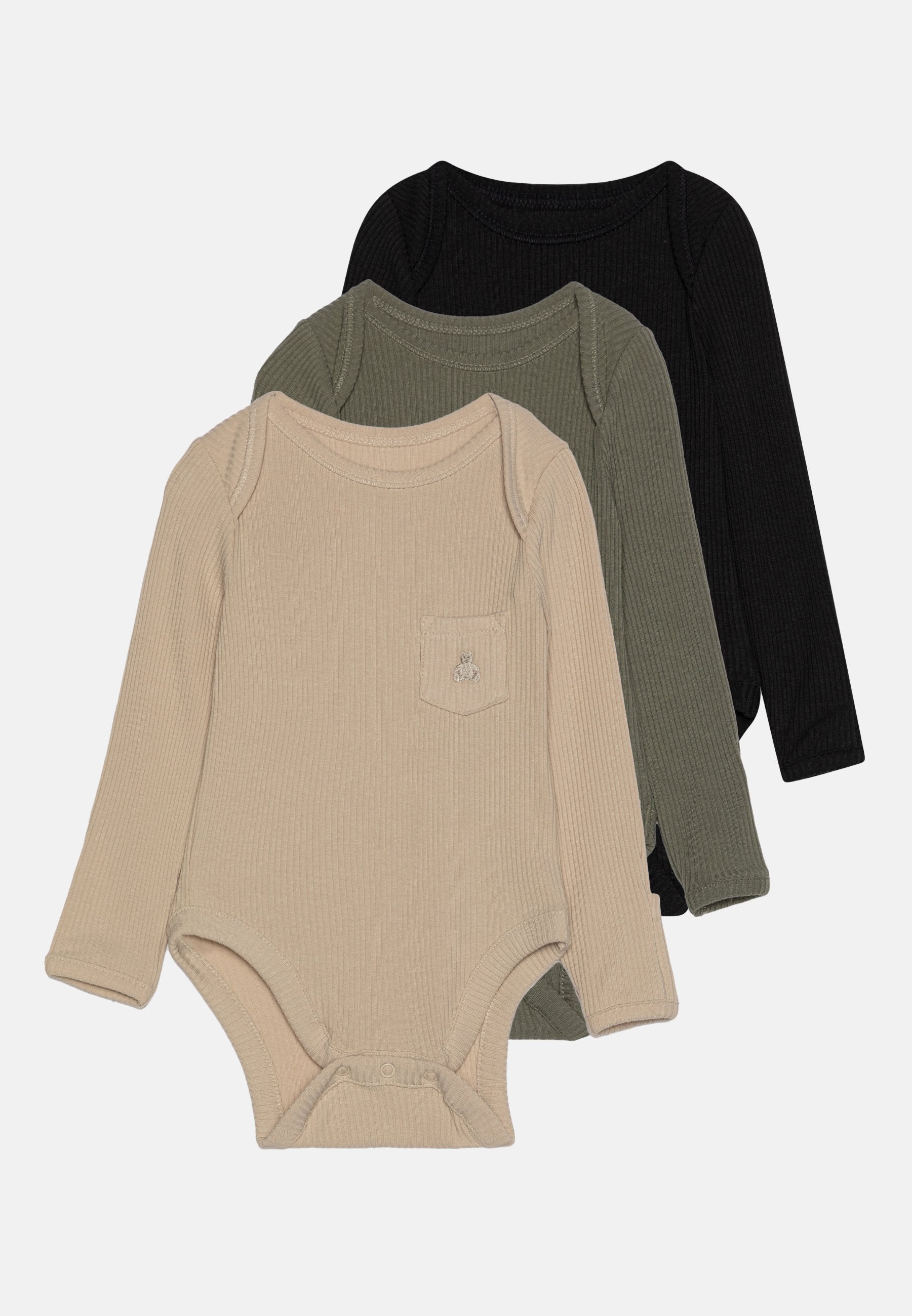 BABY FIRST FAVORITES TINYRIB BODYSUIT 3 PACK - Body - bedrock