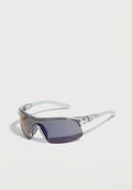 SHOW UNISEX - Sunglasses - shiny wolf grey/blue mirror