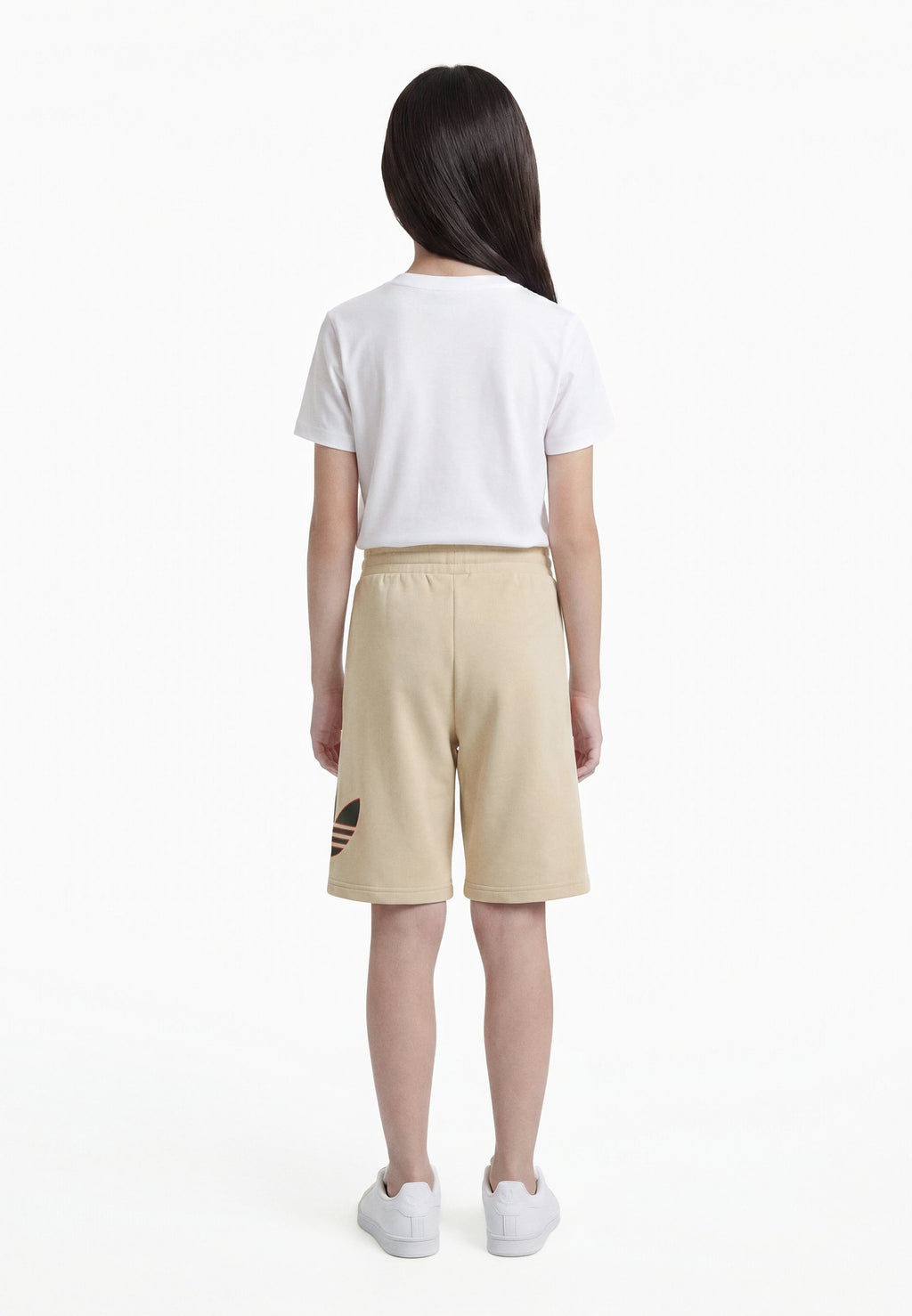 TREFOIL JUNIOR UNISEX - Tracksuit bottoms - stone khaki/black