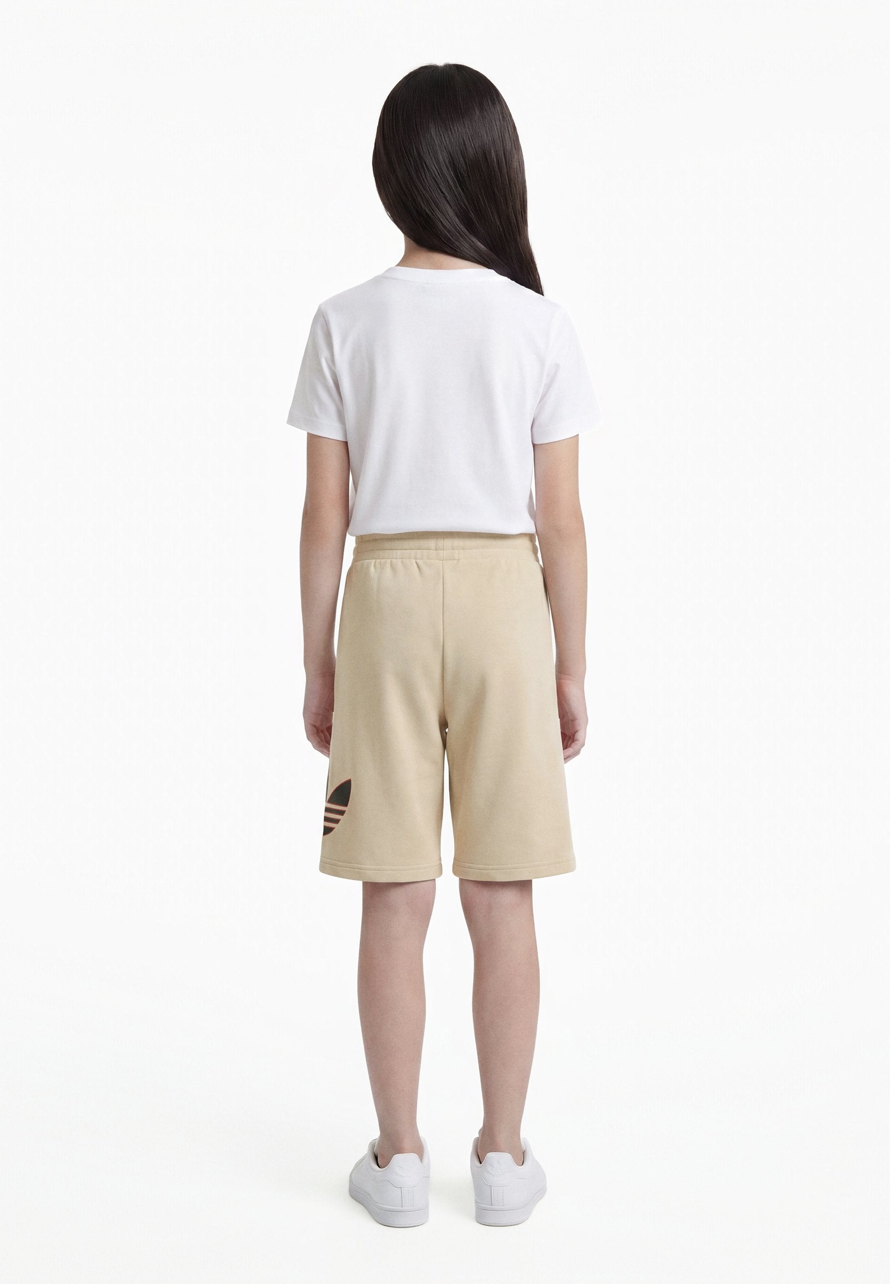 TREFOIL JUNIOR UNISEX - Tracksuit bottoms - stone khaki/black