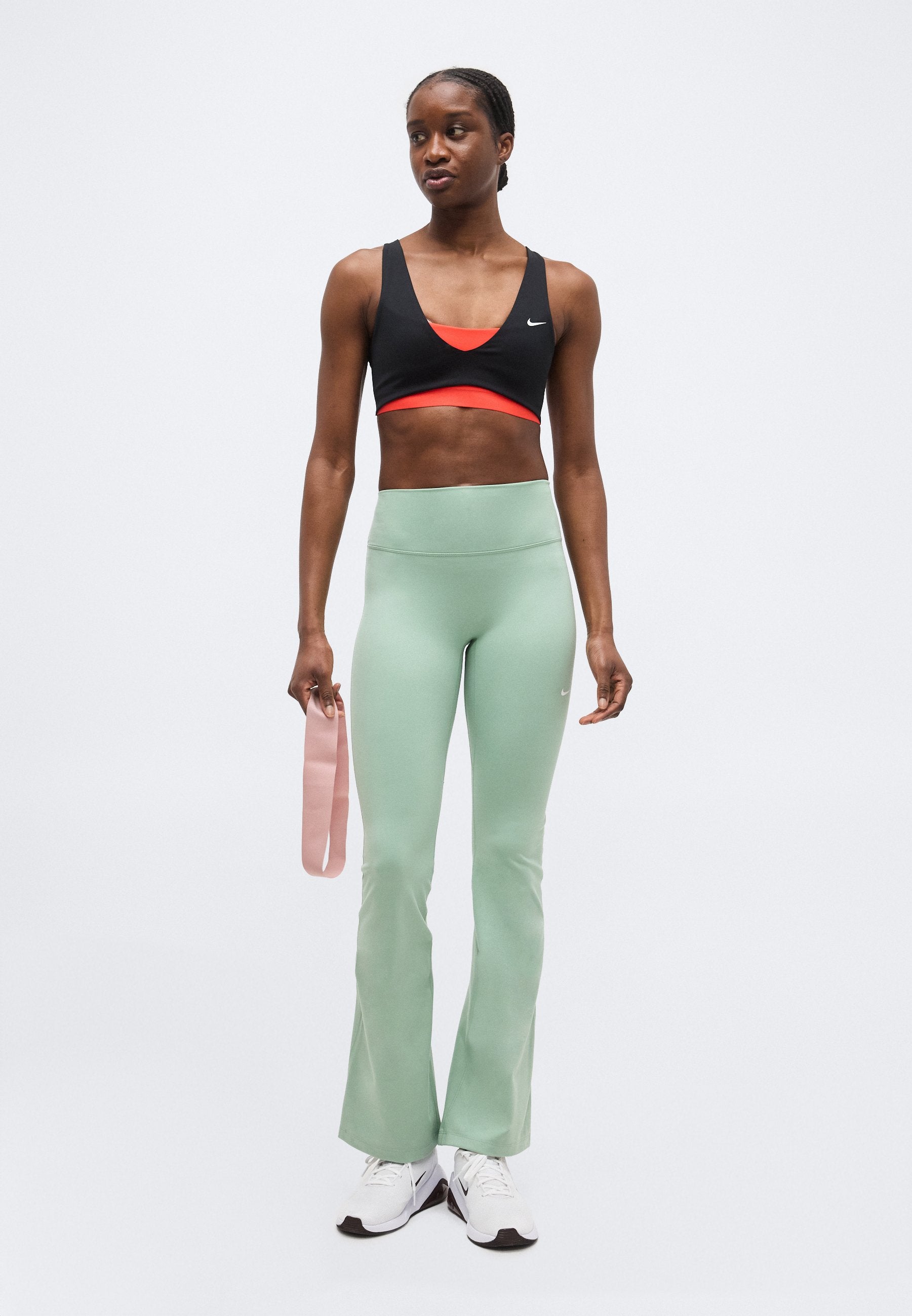 ONE  - Leggings - steam/white