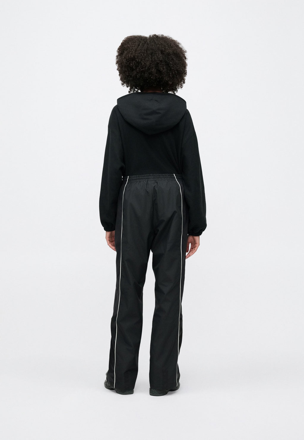 TRACK PANT - Tracksuit bottoms - black/sail