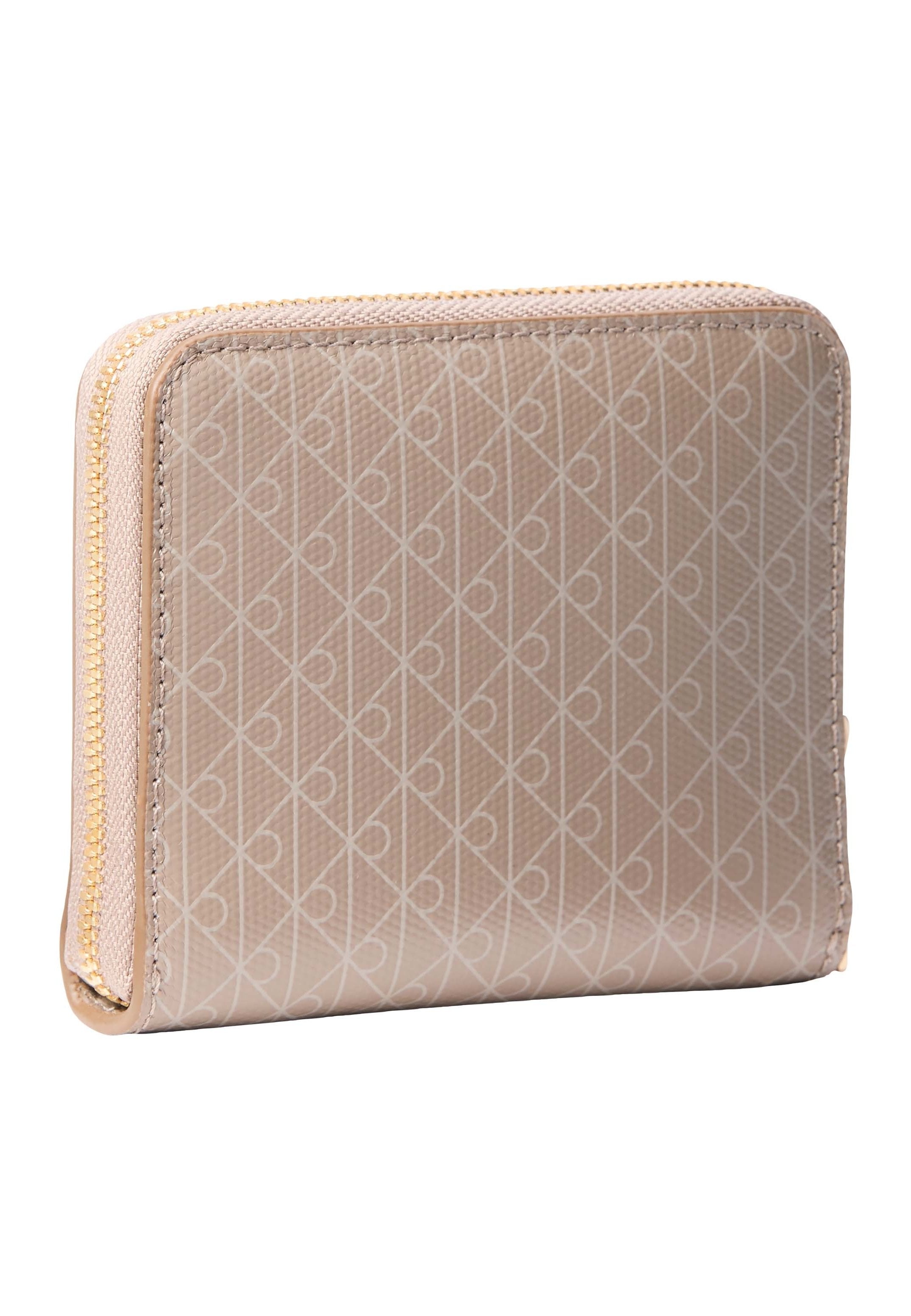 EMBLEM SQUARE ZIP AROUND - Wallet - desert taupe