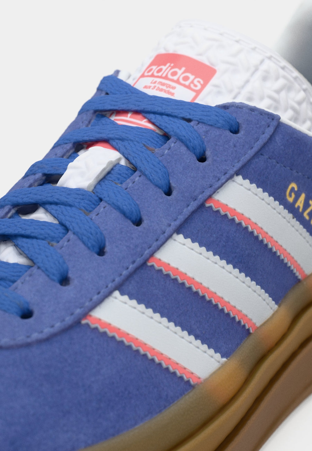 GAZELLE BOLD J UNISEX - Baskets - real lilac/footwear white/gold-coloured metallic