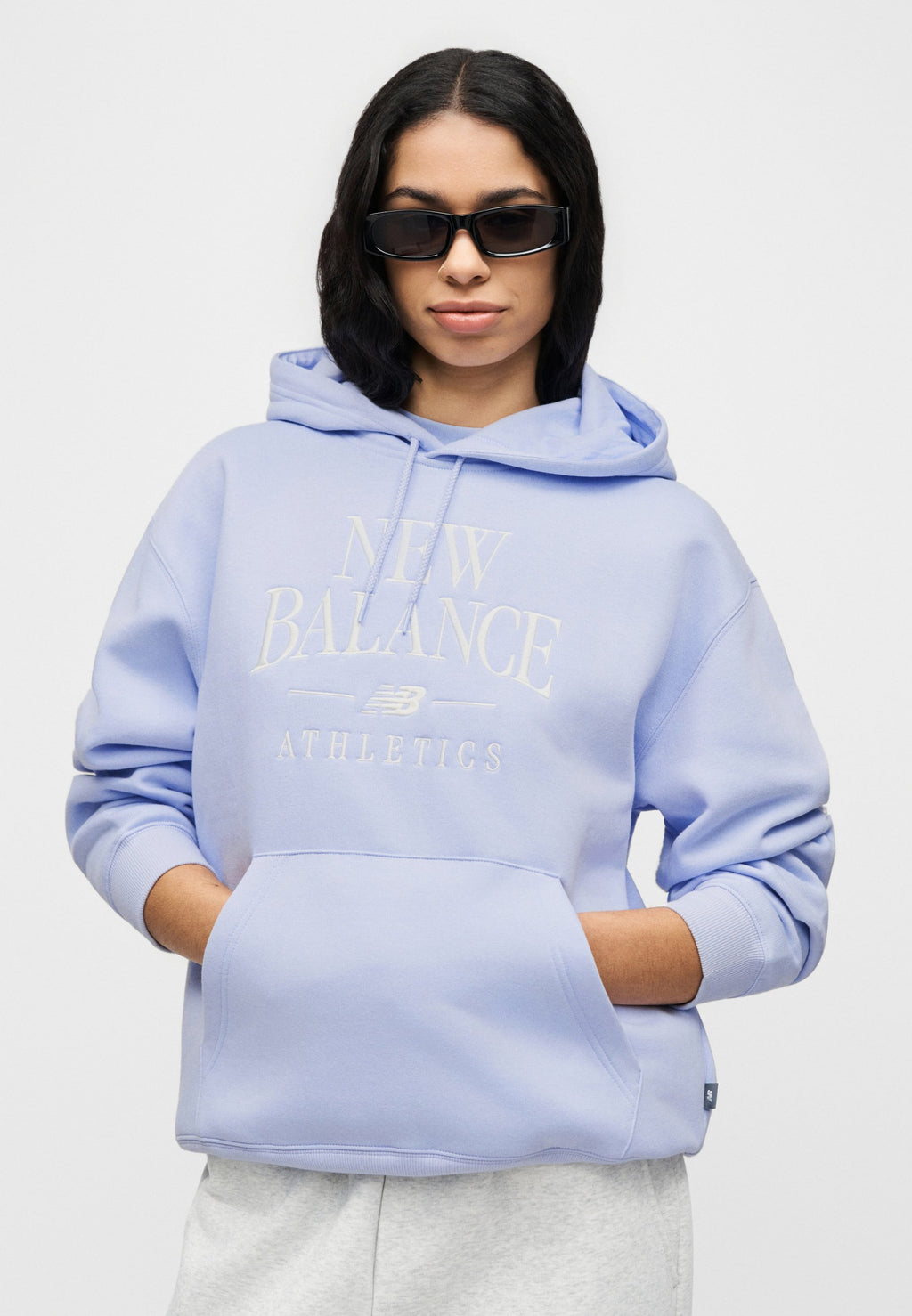 LINEAR HERITAGE HOODIE - Hoodie - lilac