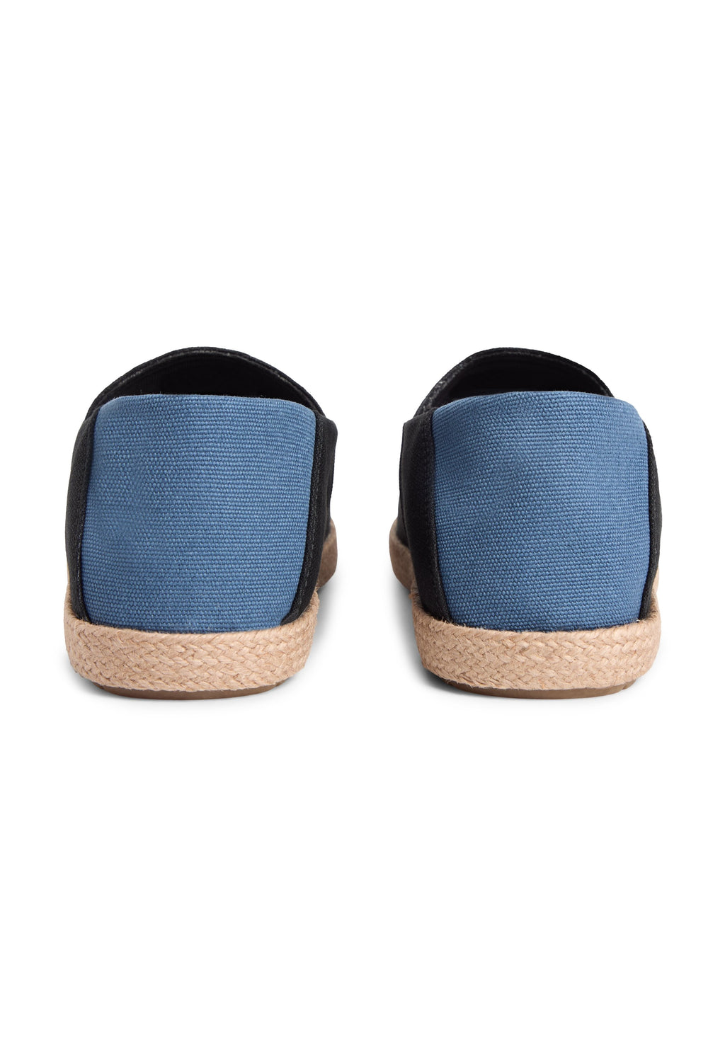 FLAG EMBROIDERY CANVAS ESPADRILLES - Espadrilles - black