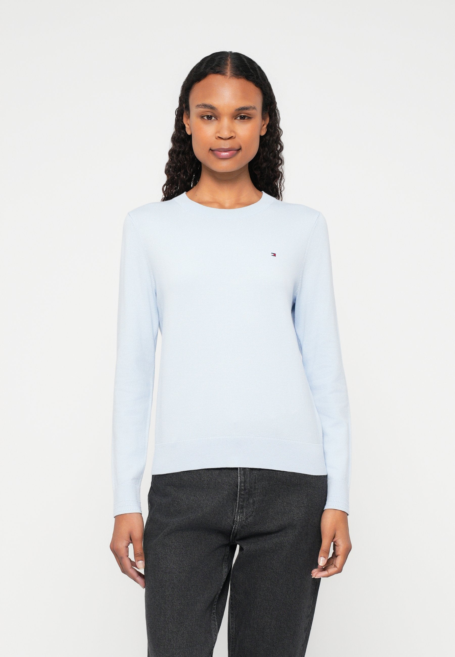 JERSEY CREW NECK JUMPER - Jumper - breezy blue