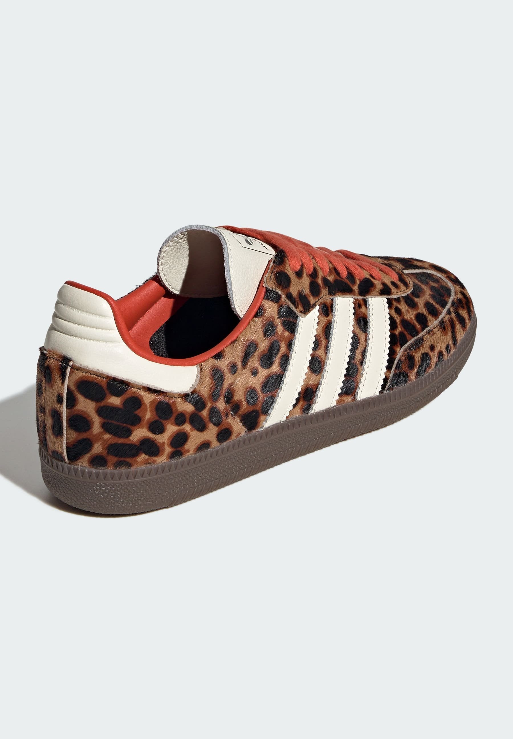 SAMBA OG LEOPARD - Trainers - core black preloved red cream white