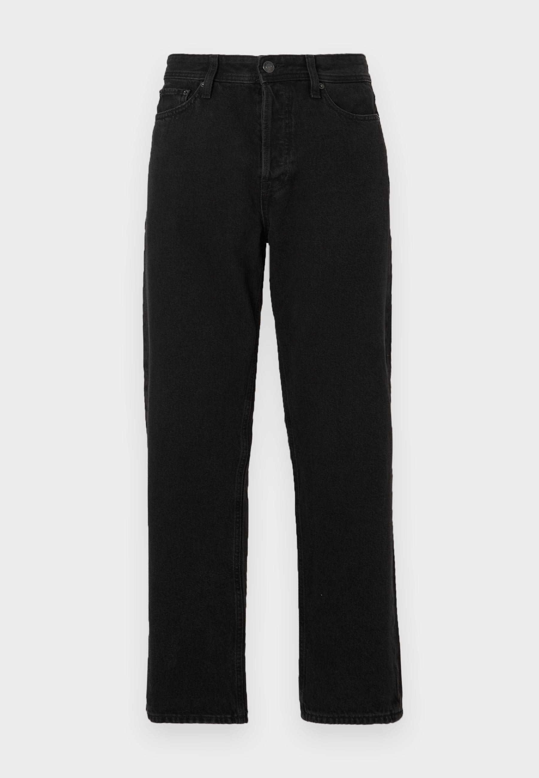 JJIEDDIE JJORIGINAL Loose Fit High Rise - Relaxed fit jeans - black denim