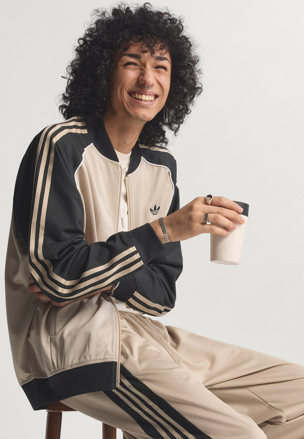 AMPLE - Blouson aviateur - kaki pierre