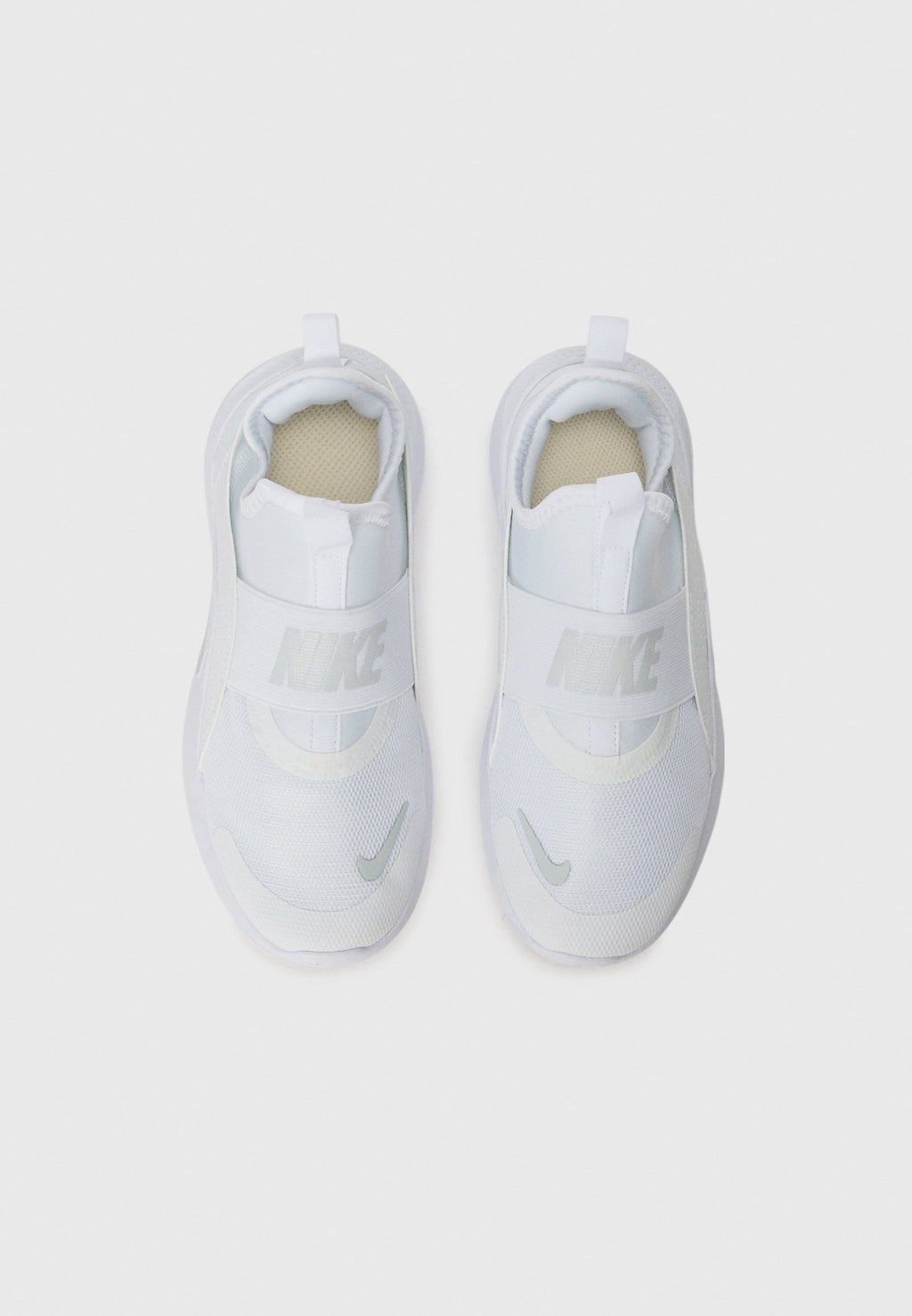 FLEX RUNNER UNISEX - Road running shoes - white/platinum-coloured tint/white