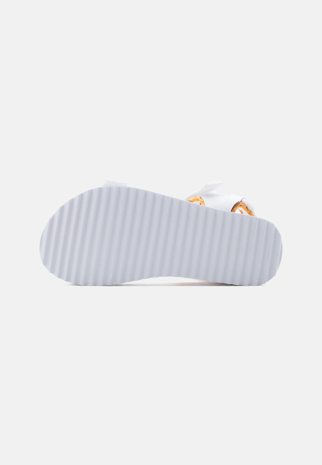 FONDO MIAMI - Sandals - white/gold-coloured
