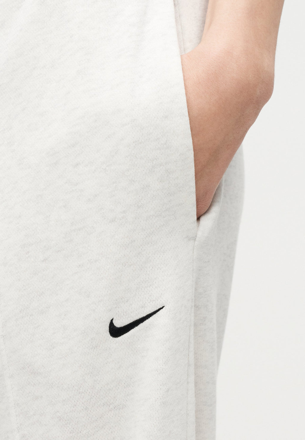 Tracksuit bottoms - birch heather/white/black