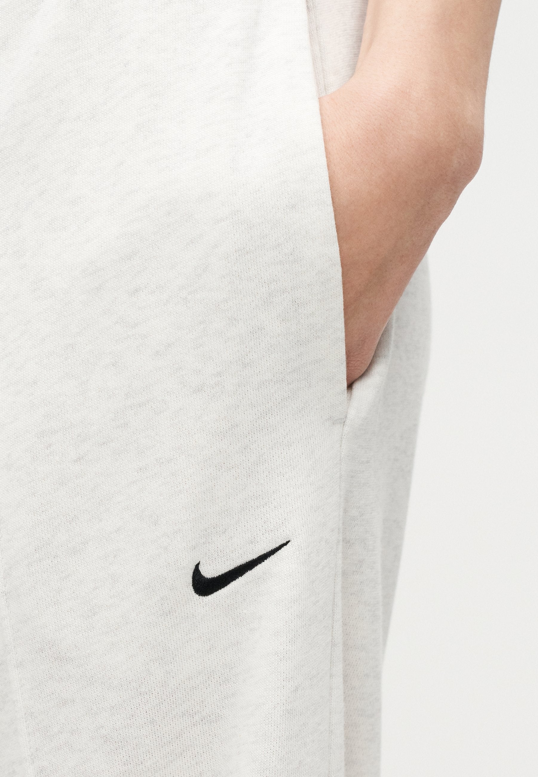 Tracksuit bottoms - birch heather/white/black