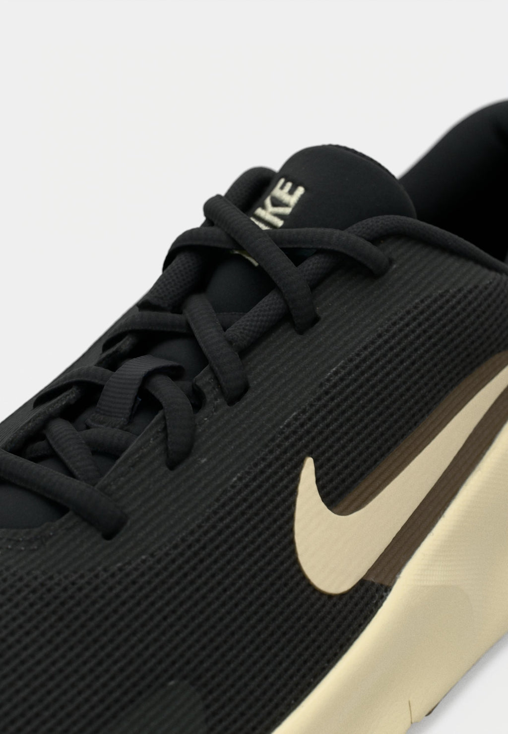 FLEX TRAIN - Training shoe - black/light khaki/dark hazel