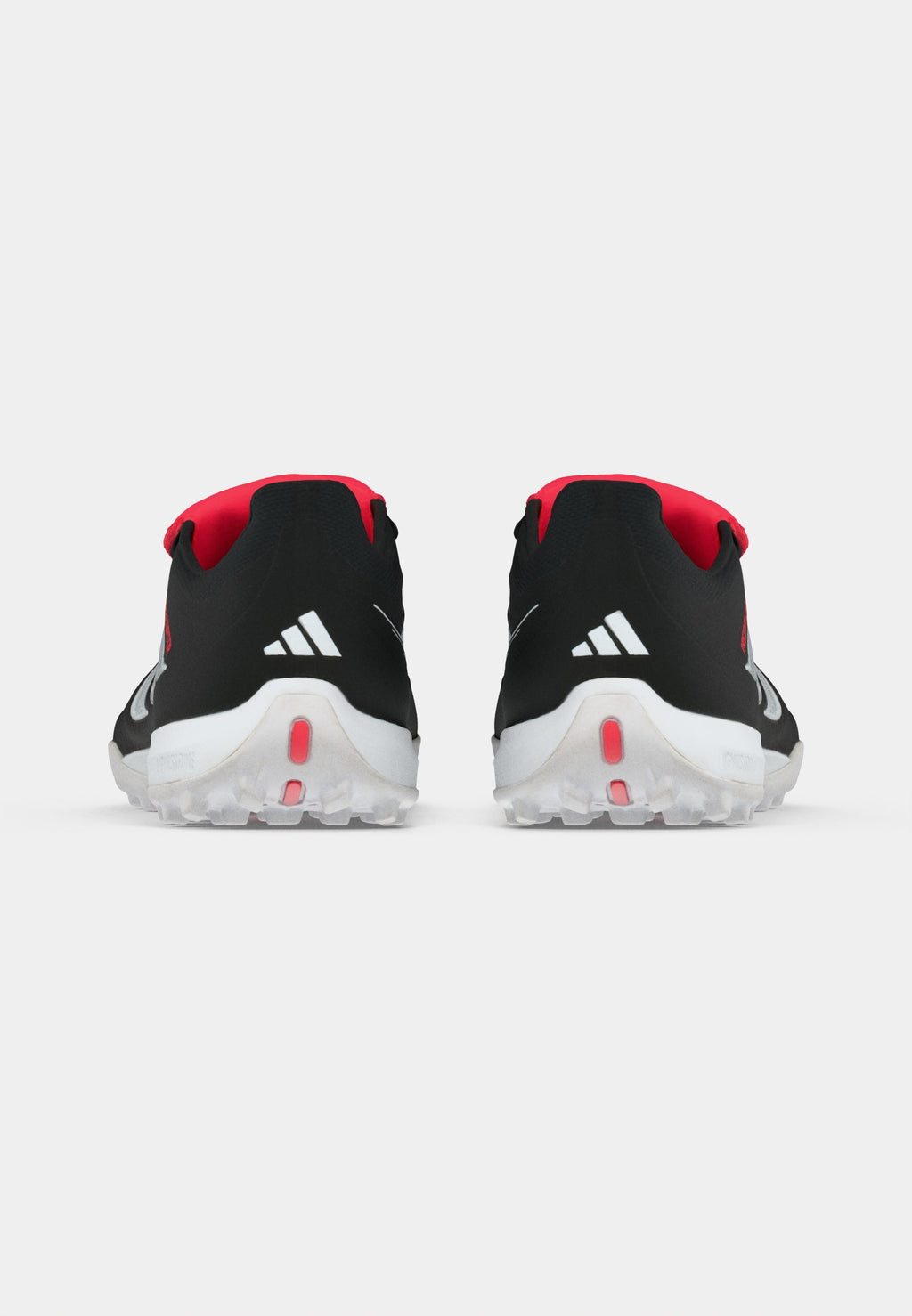 PREDATOR LEAGUE FOLD-OVER TONGUE - Turf football boots - core black/footwear white/lucid red