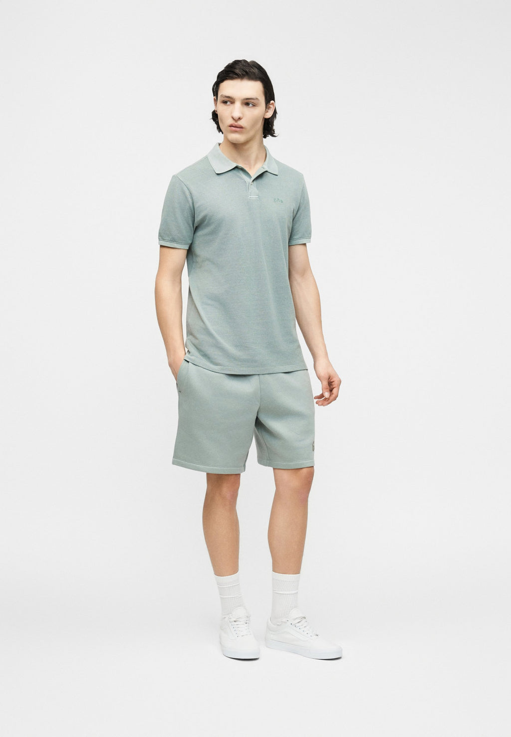 HERITAGE LOGO - Shorts - iceberg green