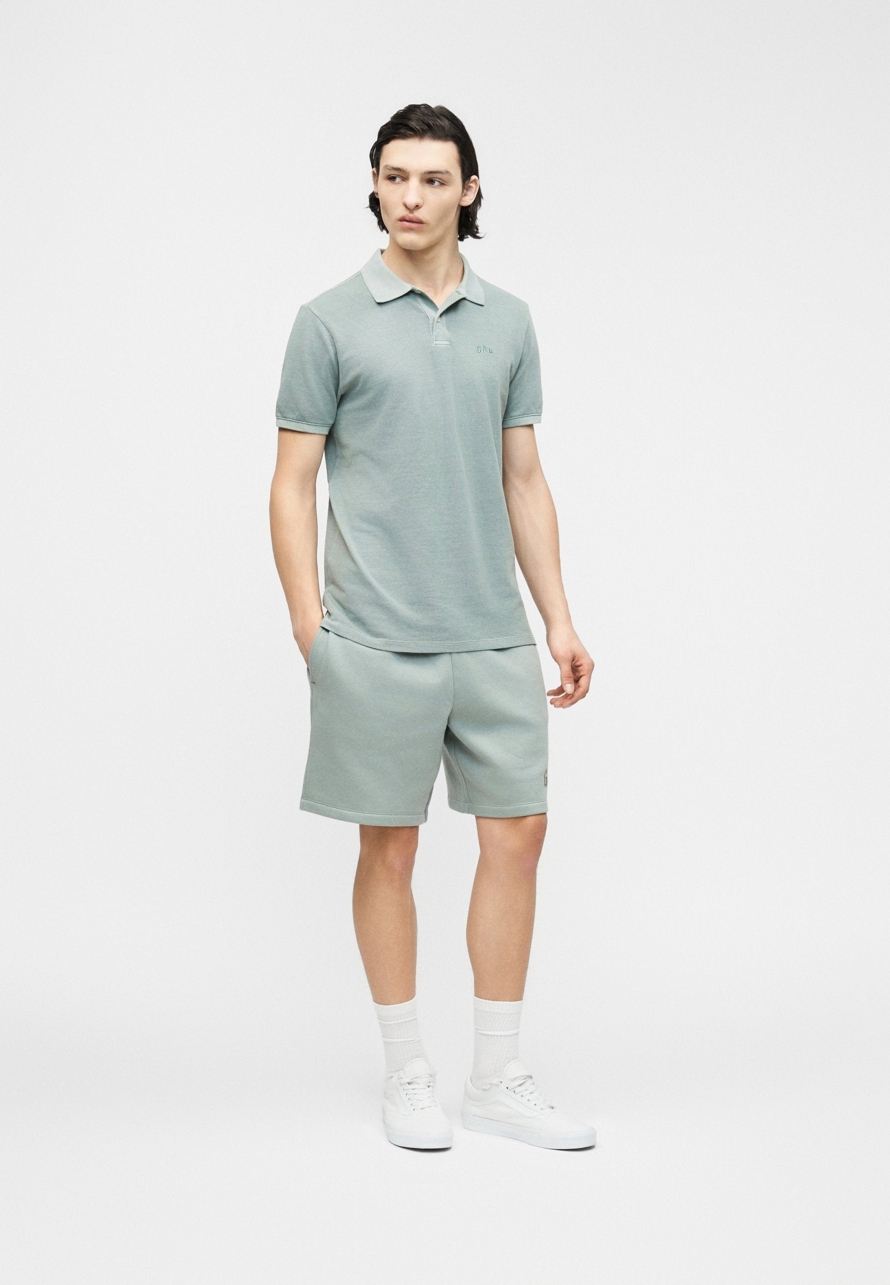 HERITAGE LOGO - Shorts - iceberg green