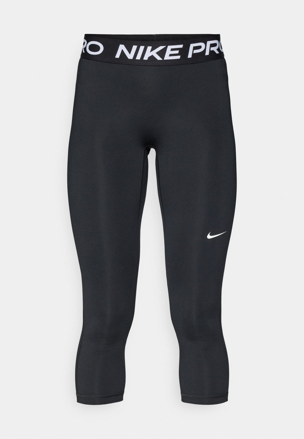 CROP  - 3/4 sports trousers - black/white