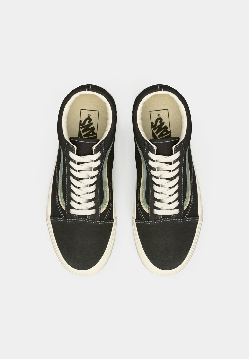 OLD SKOOL UNISEX - Skate shoes - faded black/neutral olive