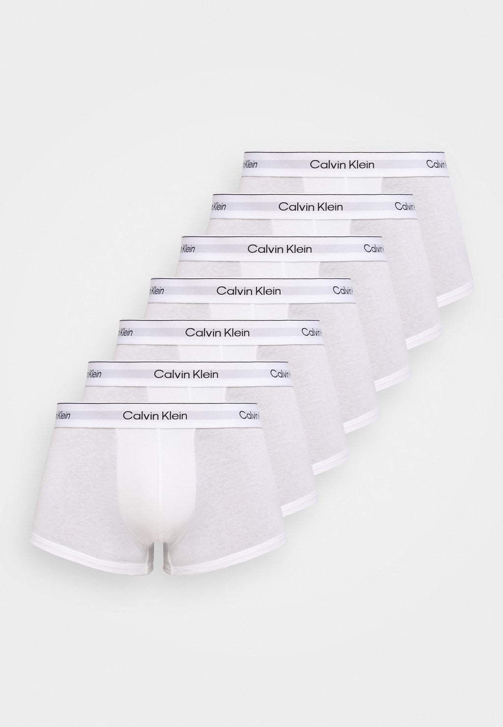 LOW RISE TRUNK 7 PACK ICON COTTON STRETCH - Trunks - white