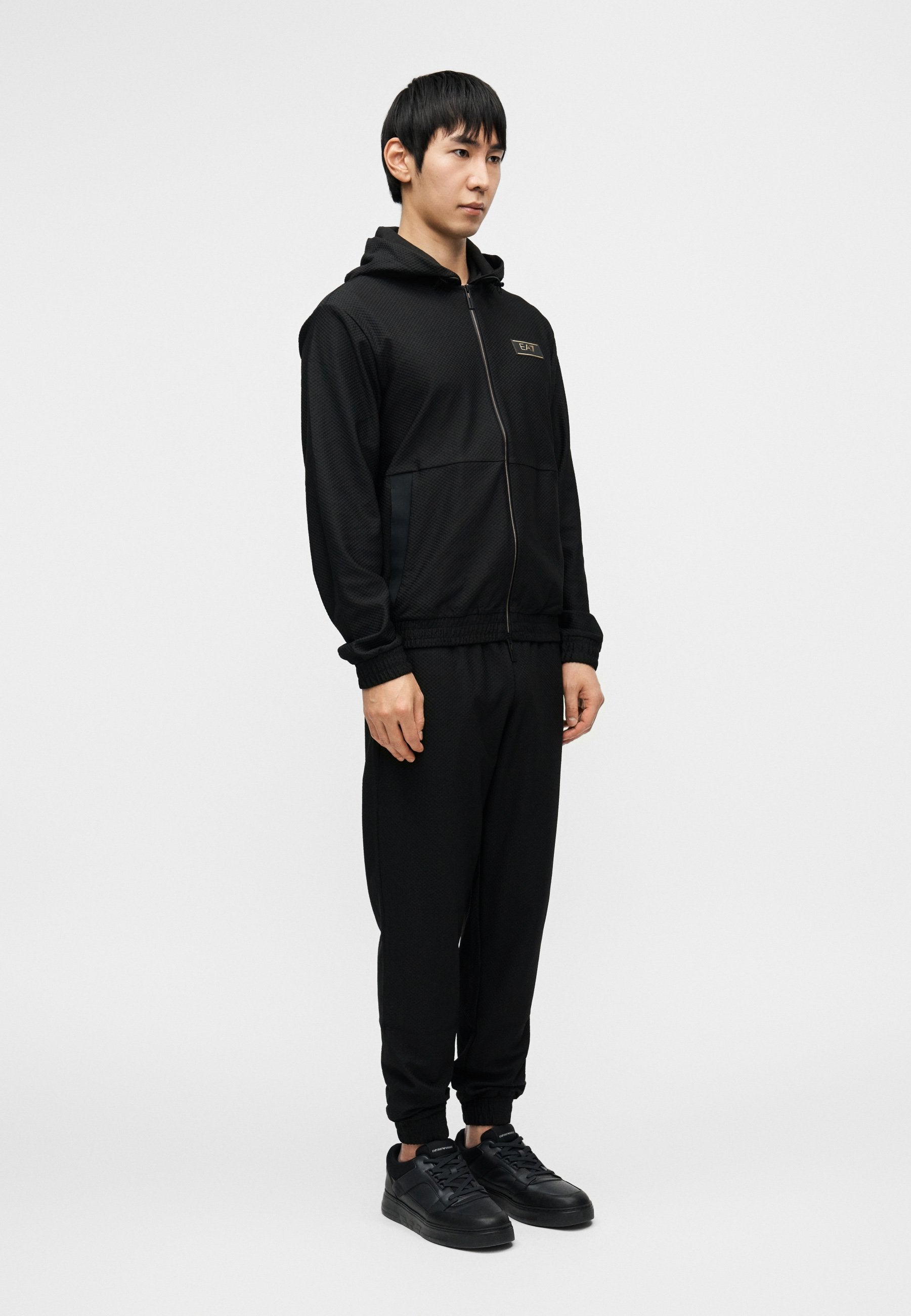 TRAIN PREMIUM LABEL HOODIE - Sweatshirt zippé - black