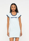 Robe en jersey - bleu clair