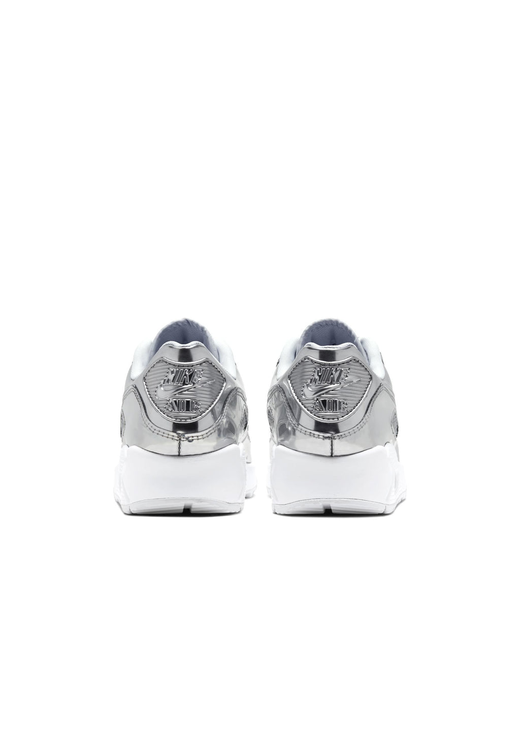 NIKE AIR MAX 90 - أحذية رياضية - كروم/بلاتينيوم نقي/أبيض/كروم