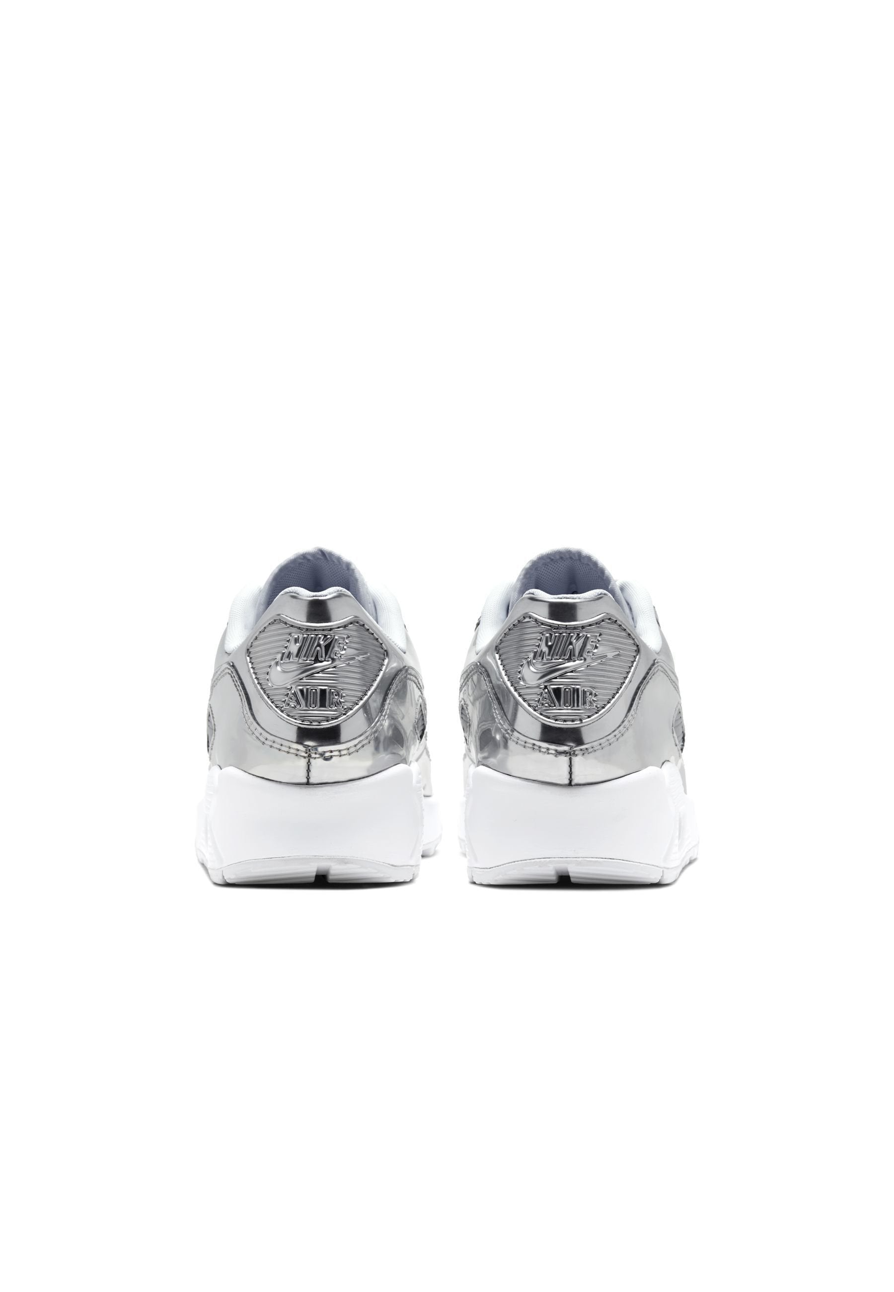 NIKE AIR MAX 90 - أحذية رياضية - كروم/بلاتينيوم نقي/أبيض/كروم