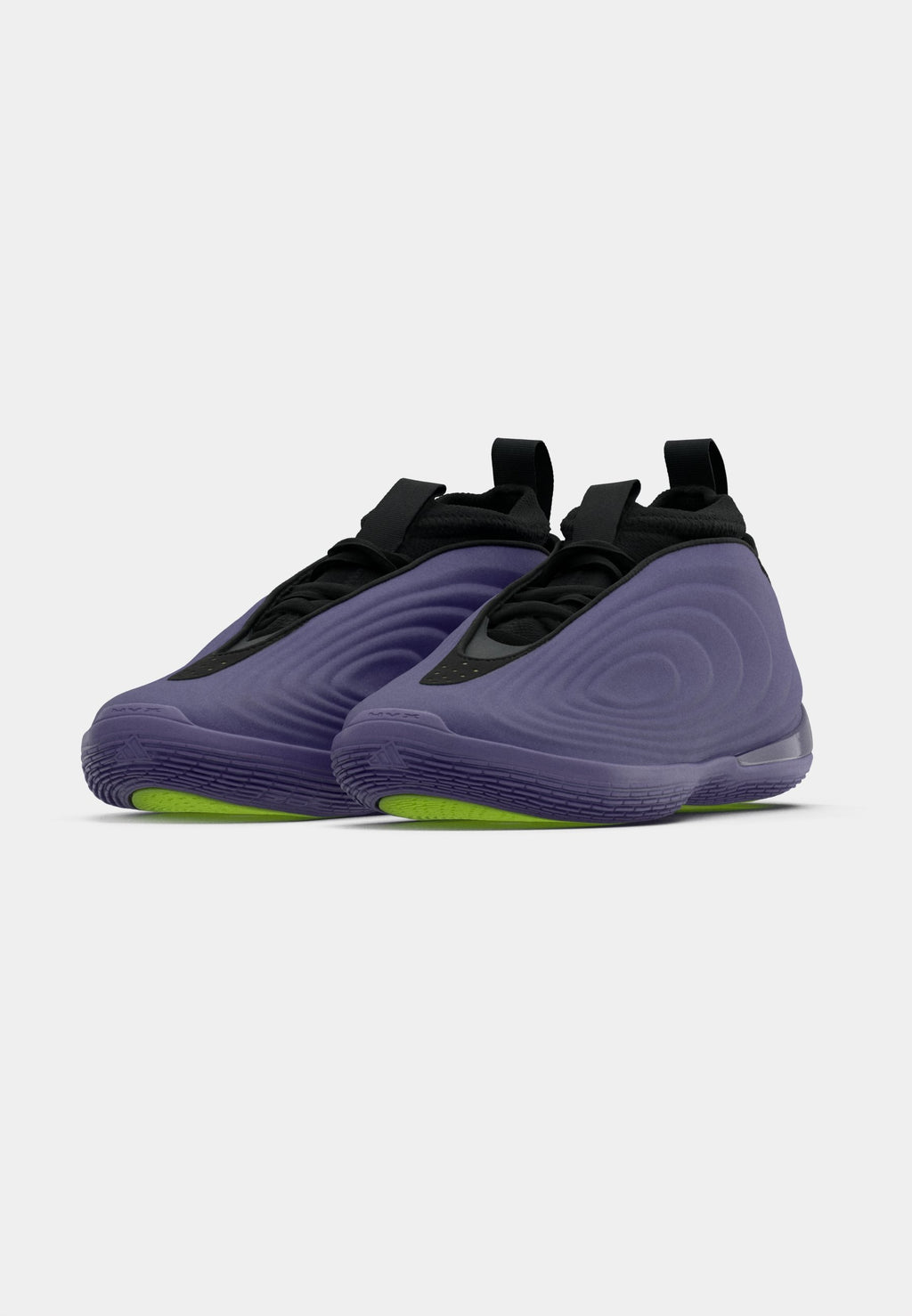 Basketball shoes - core black/lucid lemon