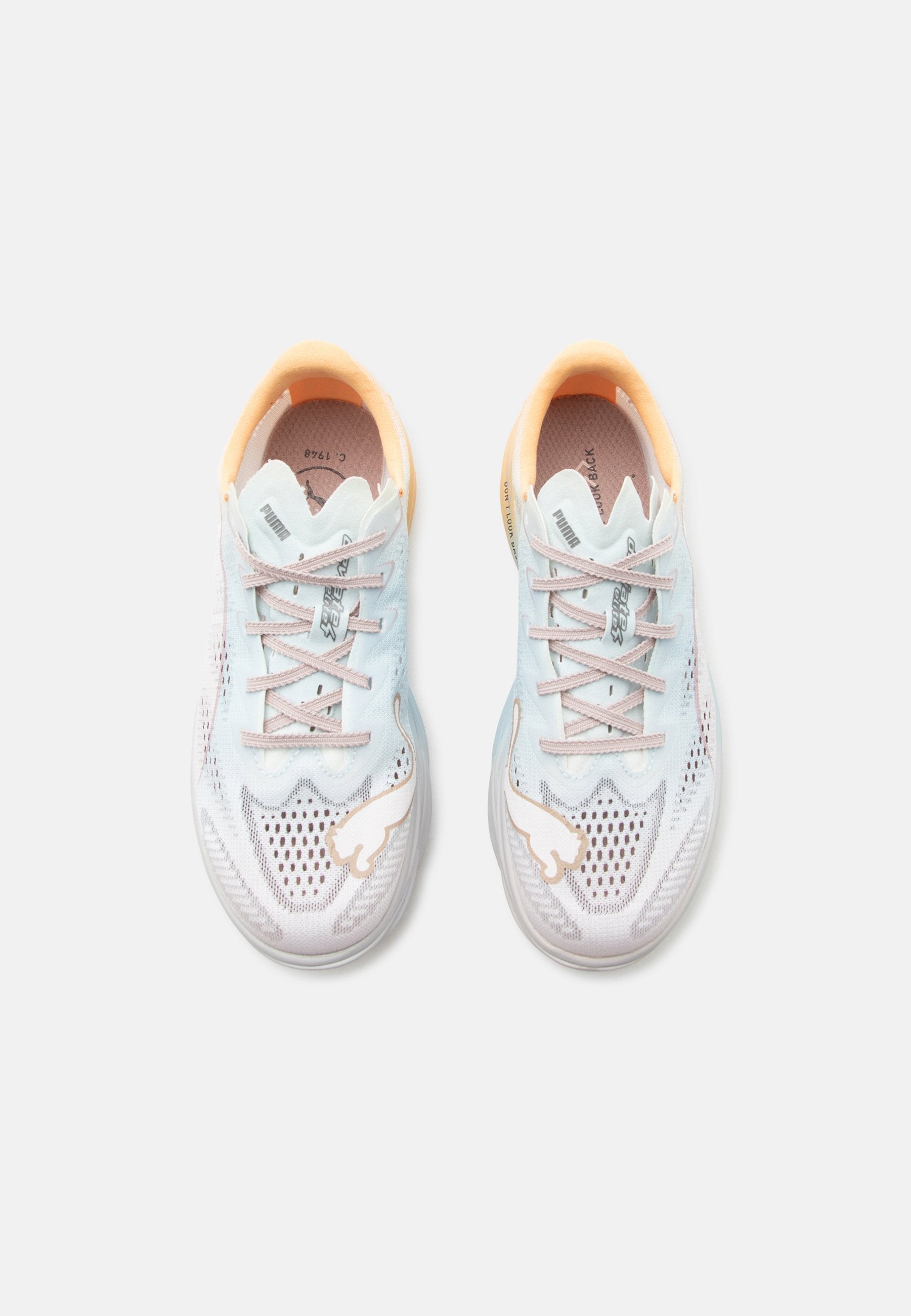 DEVIATE NITRO ELITE 4 - Road running shoes - jasmine flower/lucite/almost apricot
