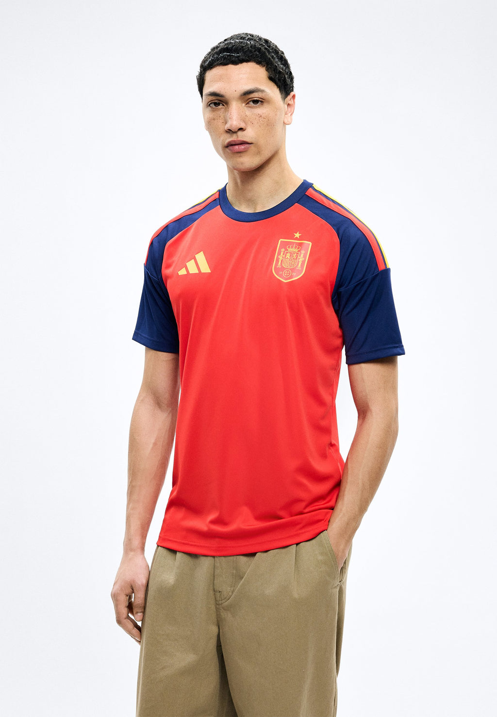 SPAIN 26 HOME FAN - National team wear - vivid red