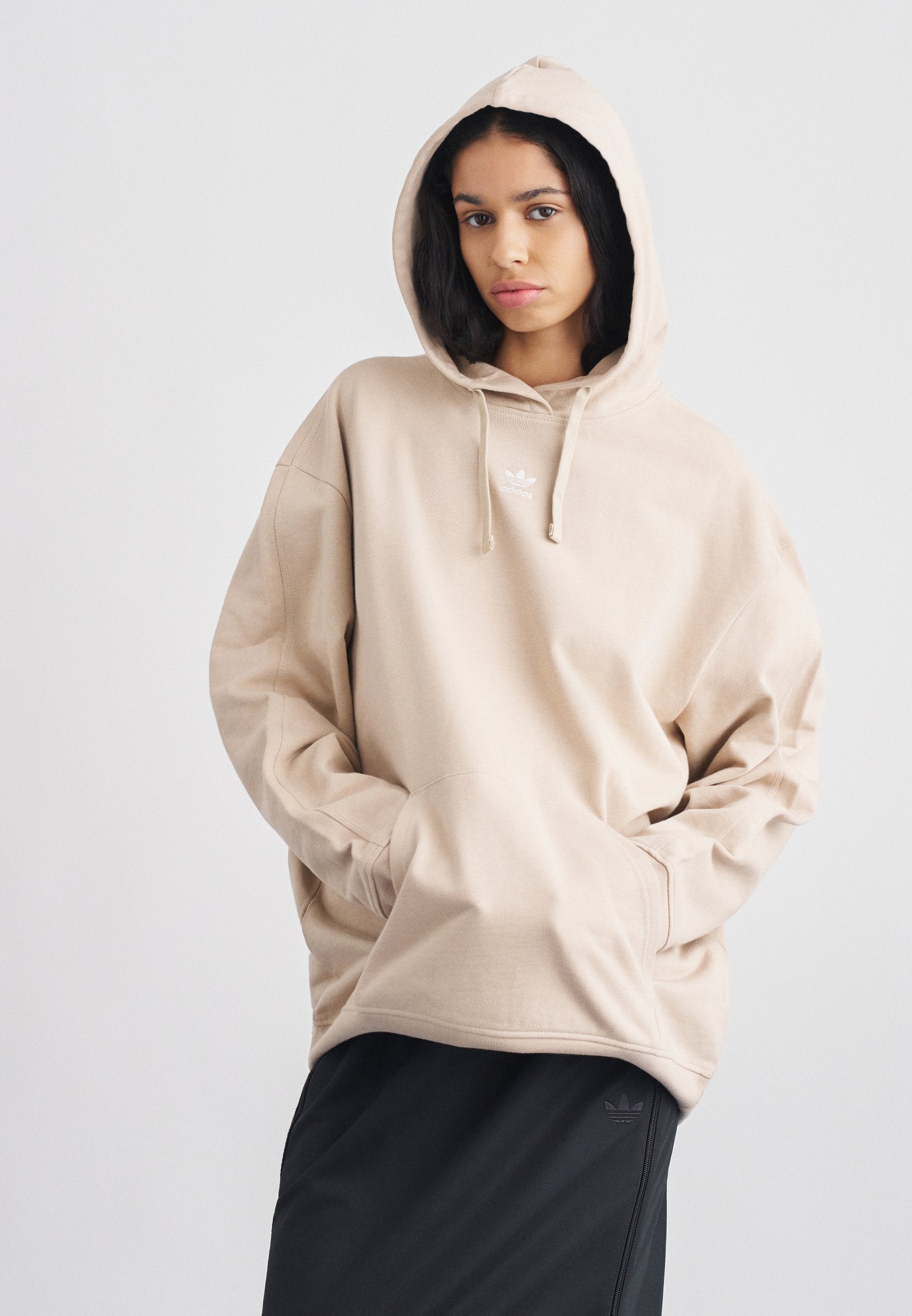 HOODIE - Hoodie - stone khaki