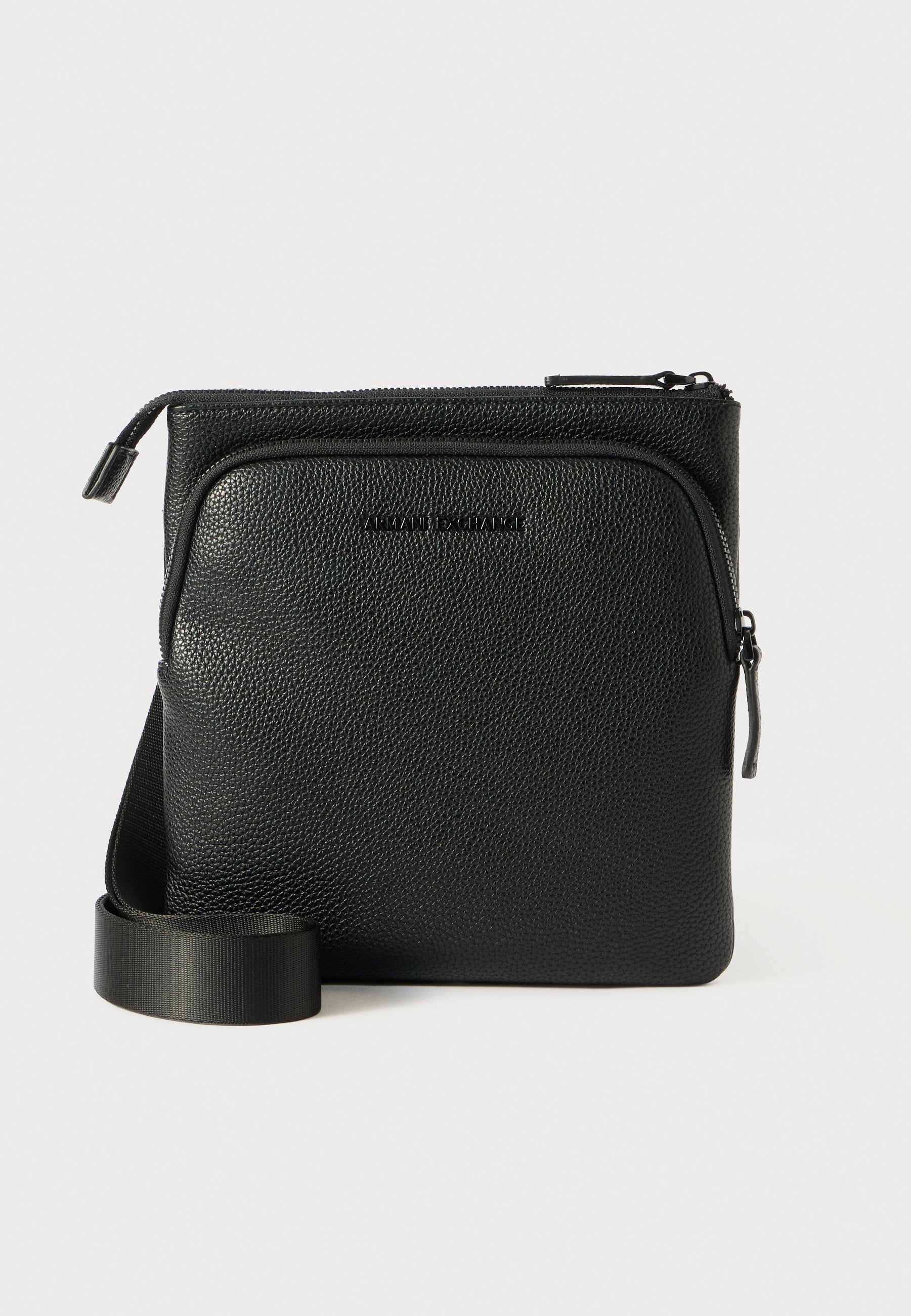MADRID FLAT CROSSBODY UNISEX - Cross body bag - black
