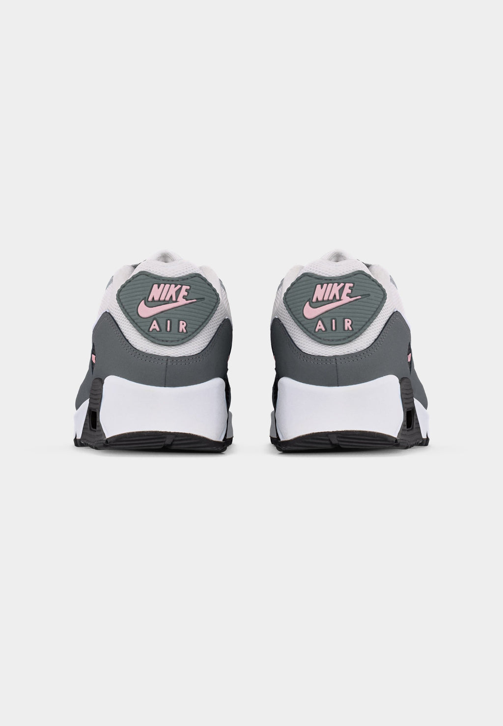 AIR MAX 90 UNISEX - Trainers - white/black/pink foam/anthracite/smoke grey