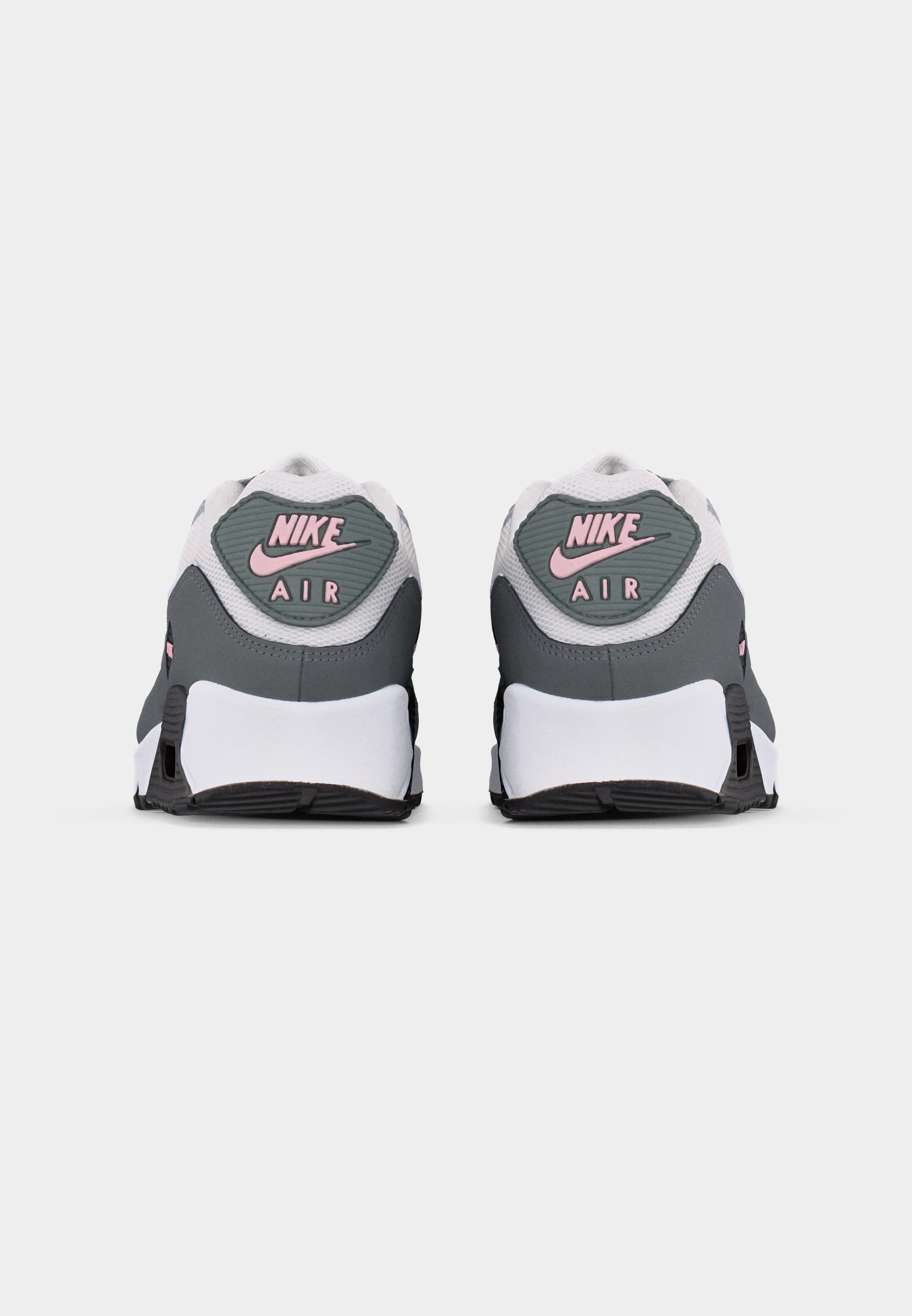 AIR MAX 90 UNISEX - Trainers - white/black/pink foam/anthracite/smoke grey