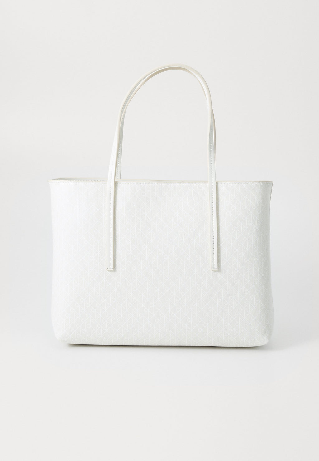 EMBLEM SMALL TOTE SET - Handbag - white