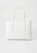 EMBLEM SMALL TOTE SET - Handbag - white