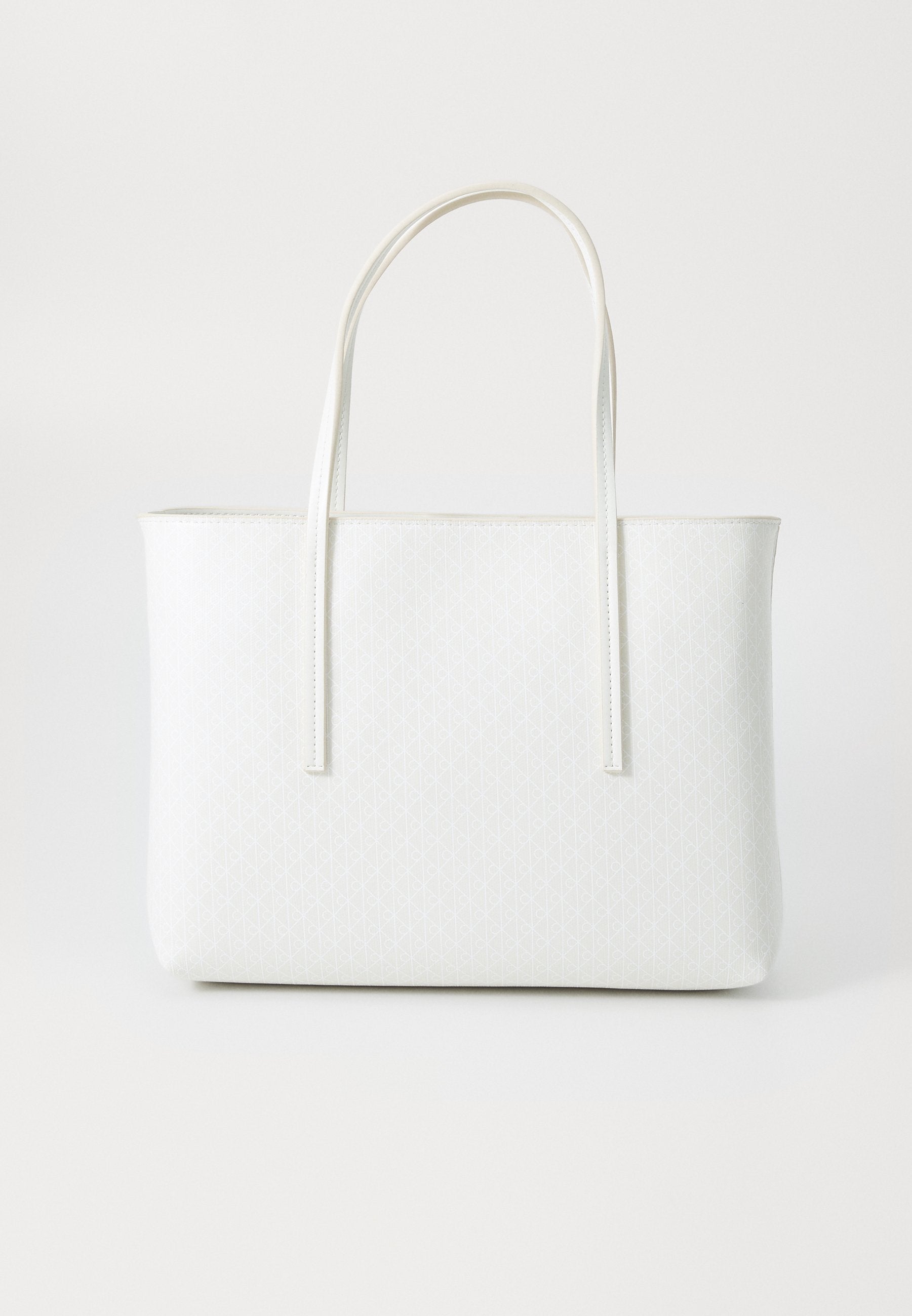 EMBLEM SMALL TOTE SET - Handbag - white