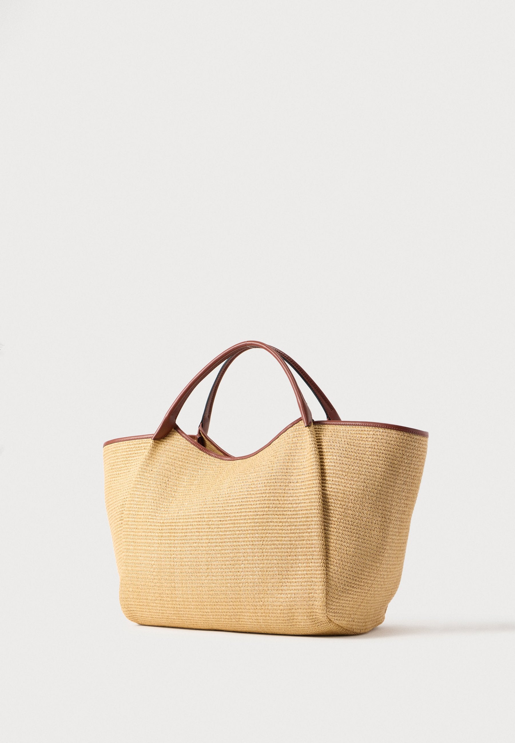 DURINI SHOPPING L - Cabas - naturel/sienne