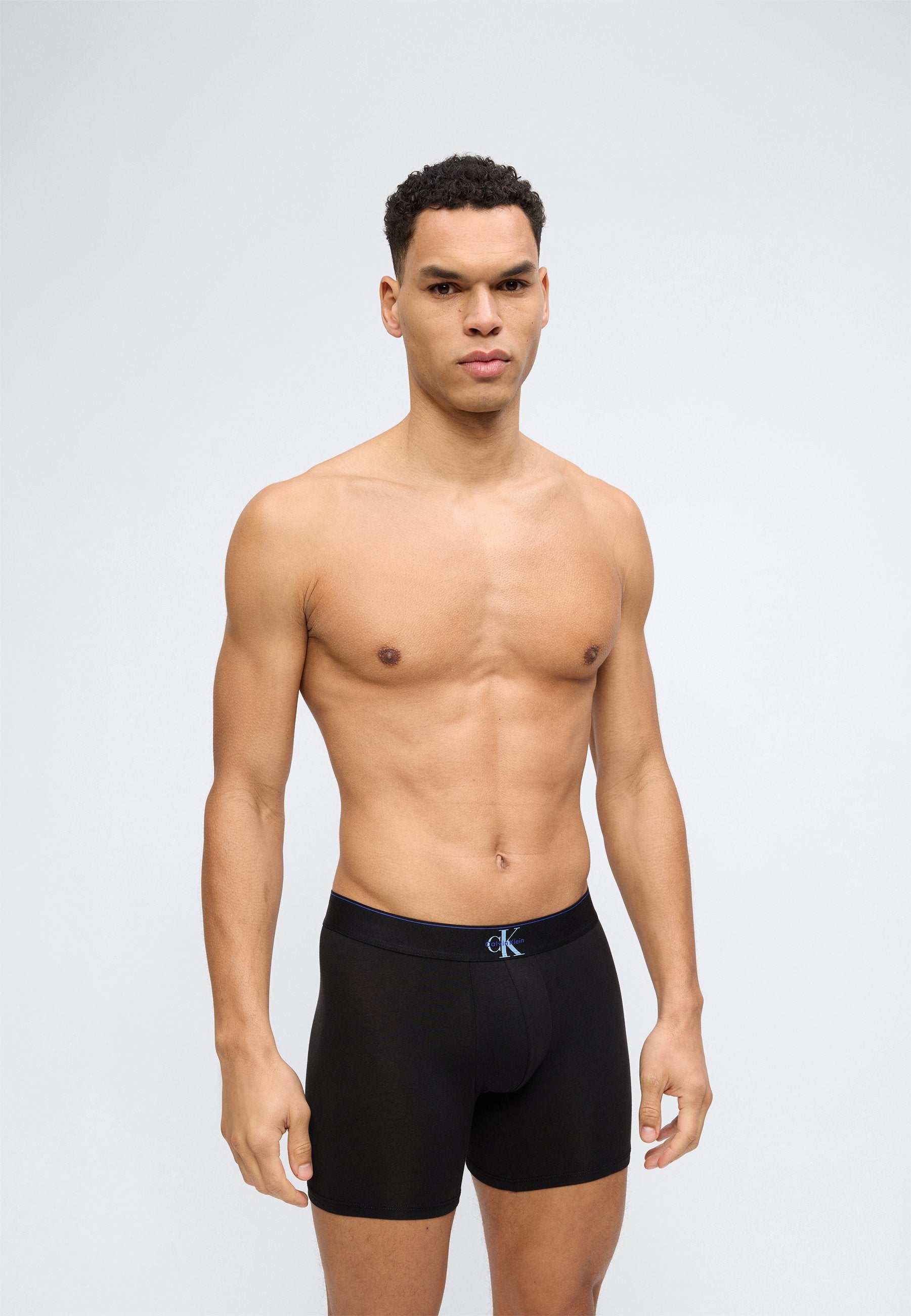 3 PACK - Boxer briefs - black/blue river fog/blue river
