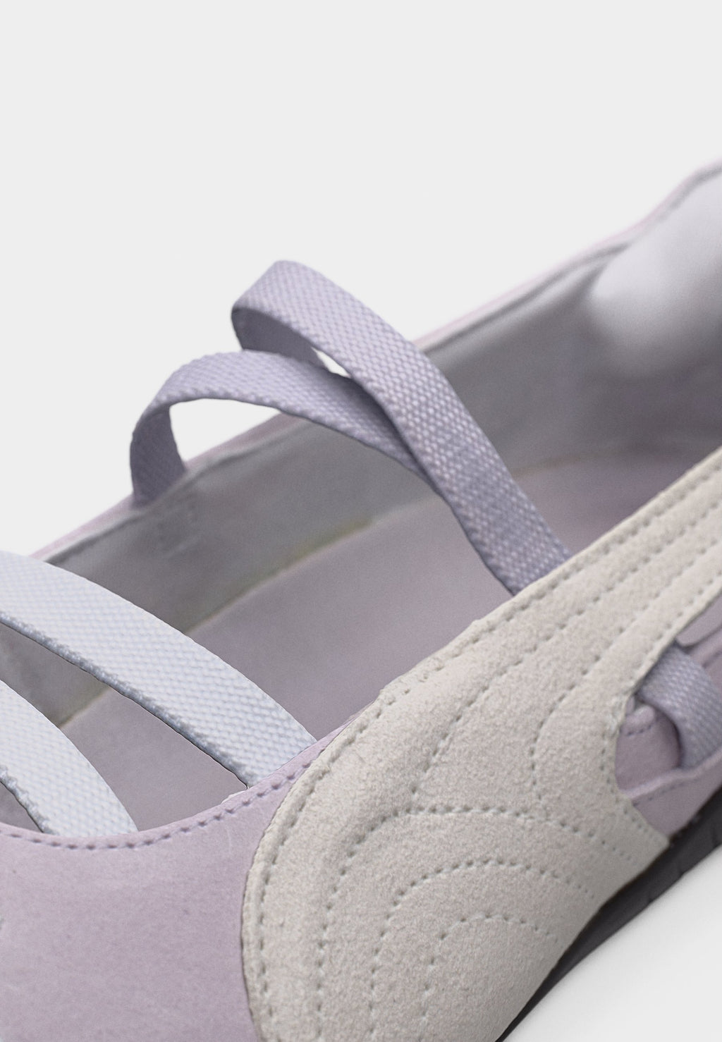 SPEEDCAT JR UNISEX - Ankle strap ballet pumps - lavender pop/white