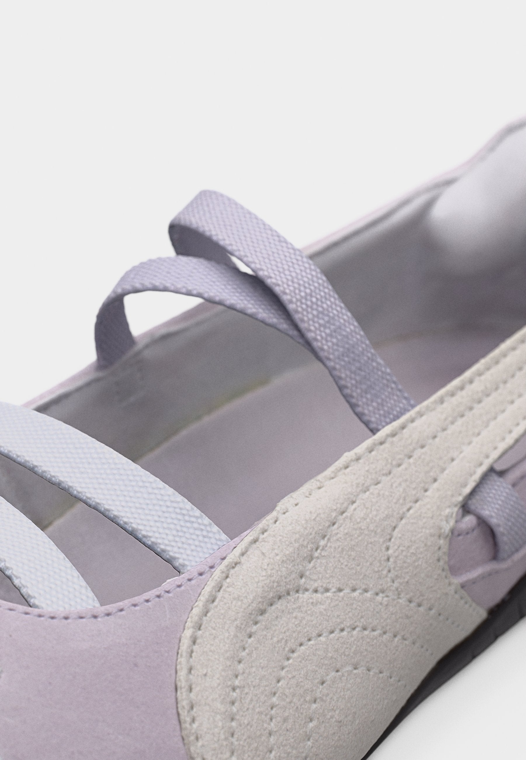 SPEEDCAT JR UNISEX - Ankle strap ballet pumps - lavender pop/white