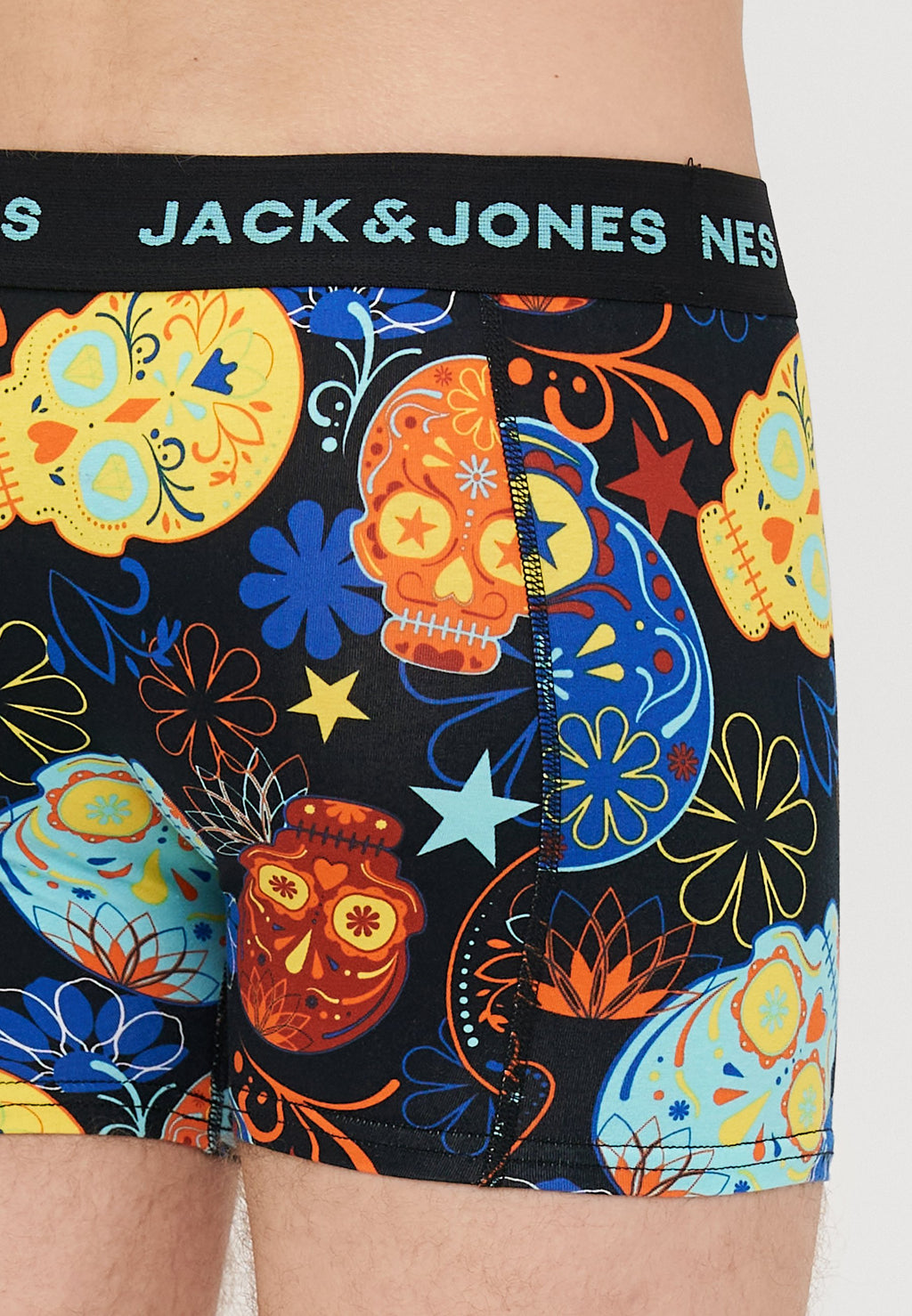 JACSUGAR SKULL TRUNKS 3 PACK - Trunks - black/blazing yellow