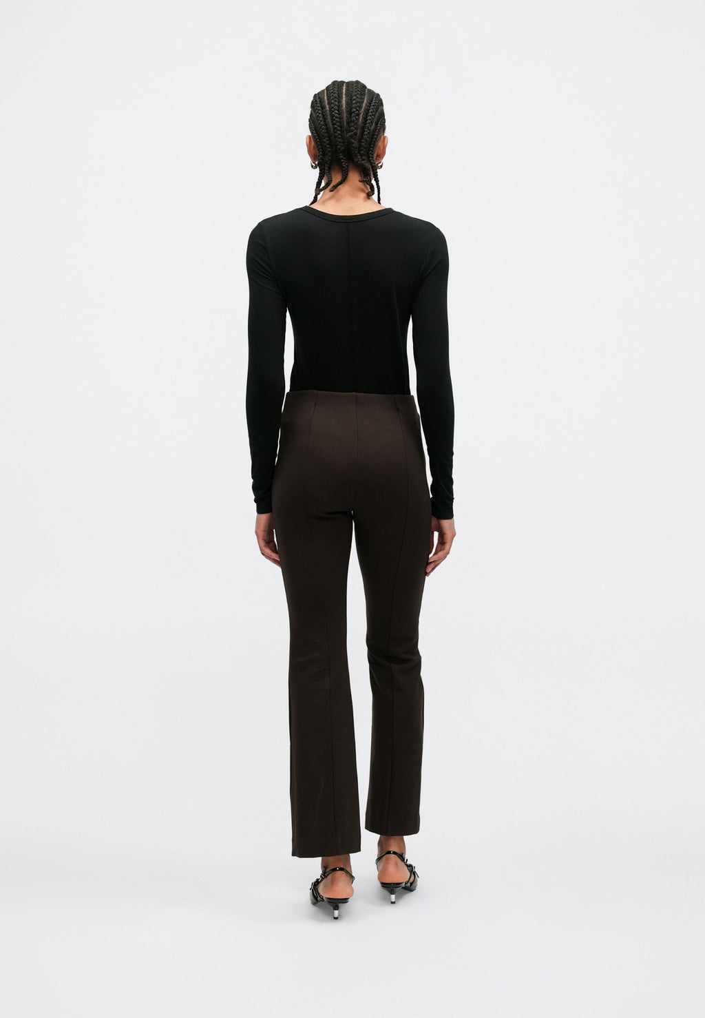 PONTE BOOT PANT - Trousers - terra brown
