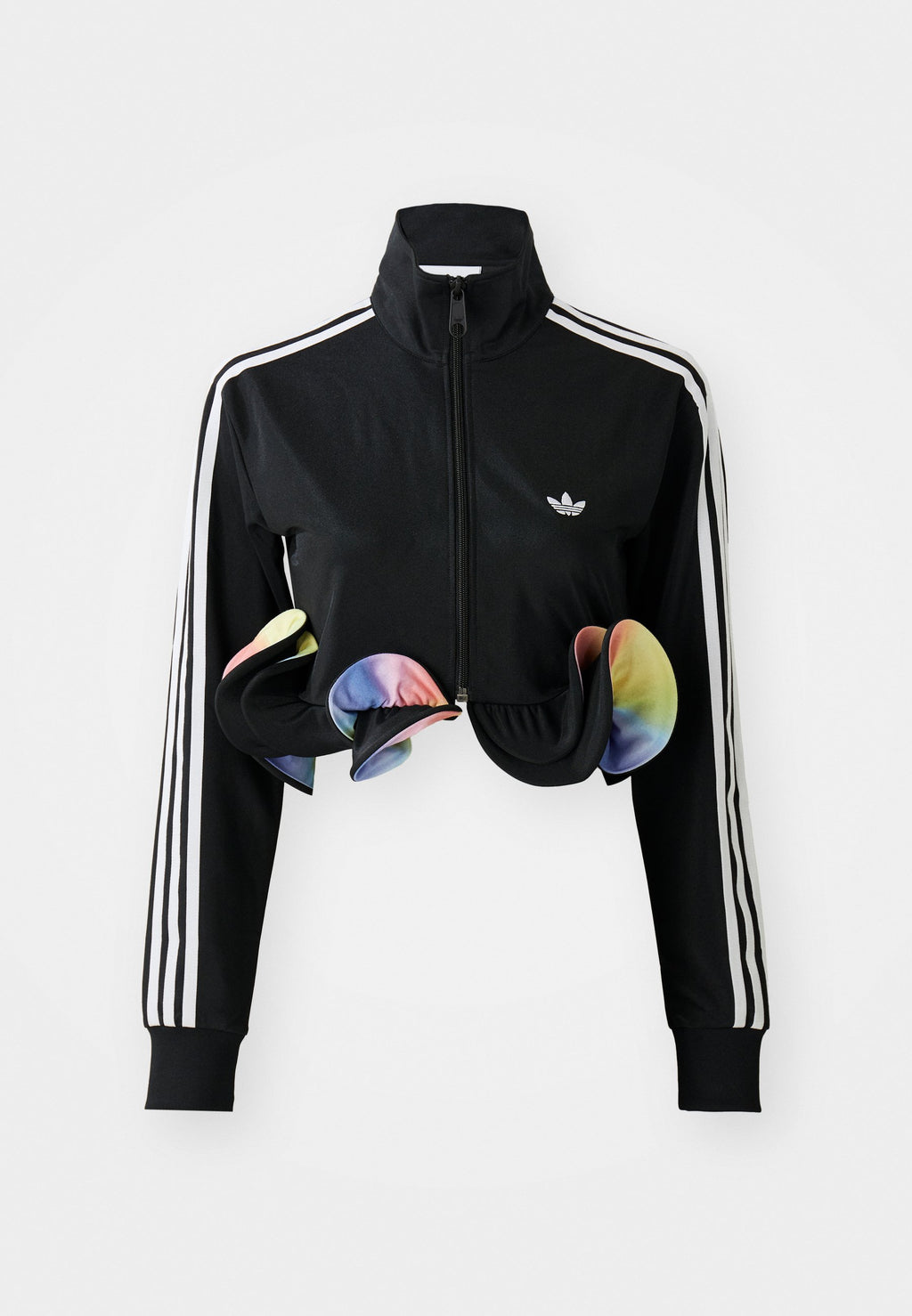 X JEREMY SCOTT PRIDE RUFFLE - Training jacket - black