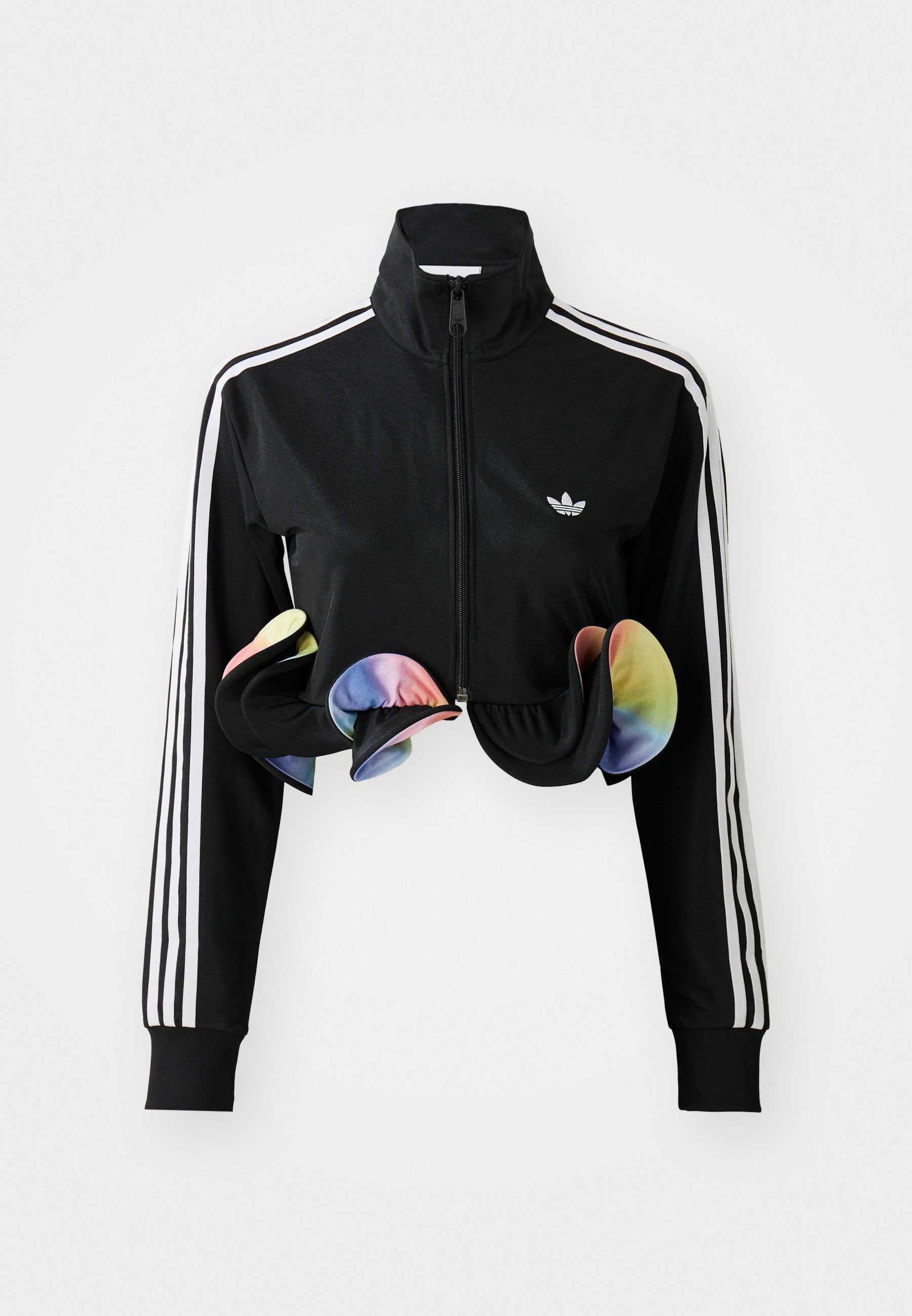 X JEREMY SCOTT PRIDE RUFFLE - Training jacket - black