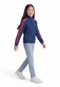 FIREBIRD JUNIOR UNISEX - Zip-up sweatshirt - night indigo/better scarlet/white